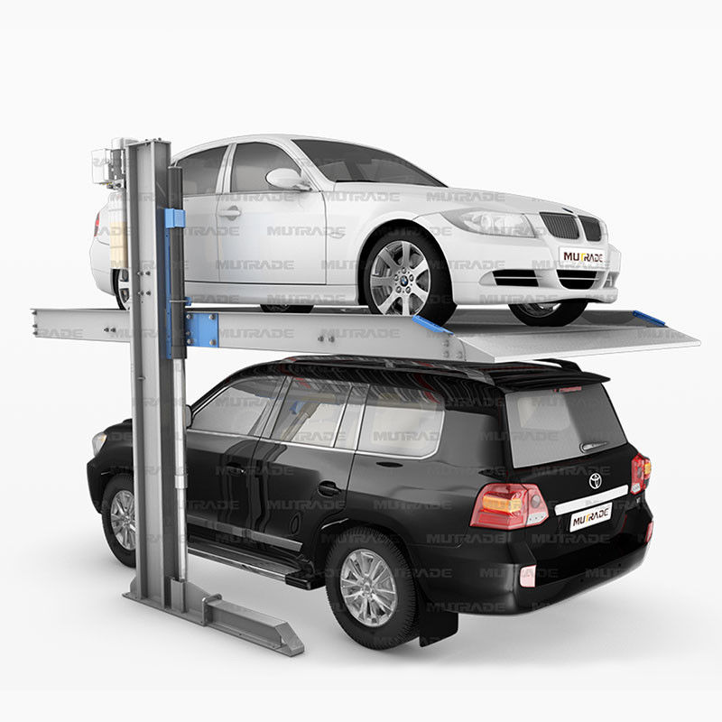 CE ISO9001 Hydraulic Car Parking Lift With 2 - 3 M/Min Lifting Speed PLC Control System