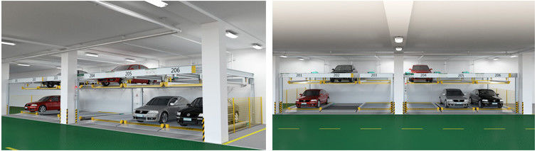 PSHのダブルデッカーの駐車システム2レベル2の物語車の上昇